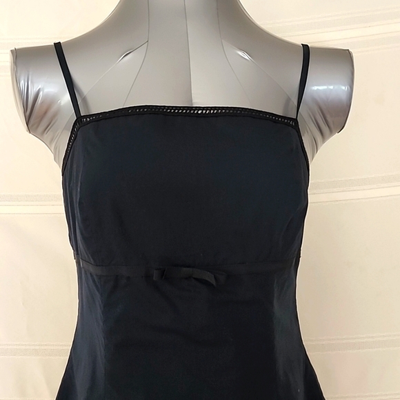 Black Embroidered Strappy Midi Dress - Picture 2 of 9